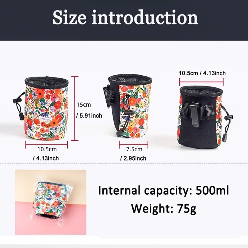 Dog Treat Training Pouch  -  Large Capacity 450ml - image 4