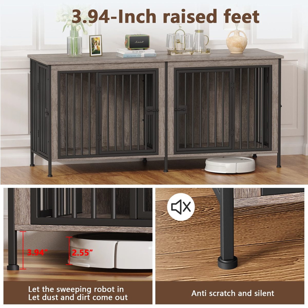 Heavy Duty Dog Crate Furniture TV Stand - image 5
