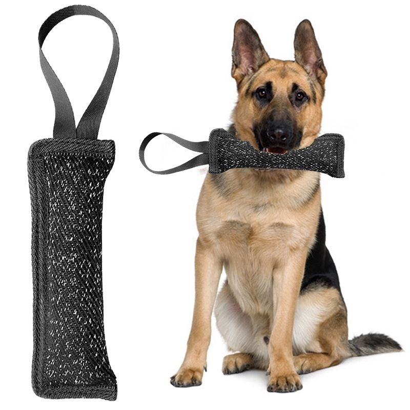 Hemp Dog Bite Tug Pillow  -  Rope Handle for Malinois & GSD - image 1