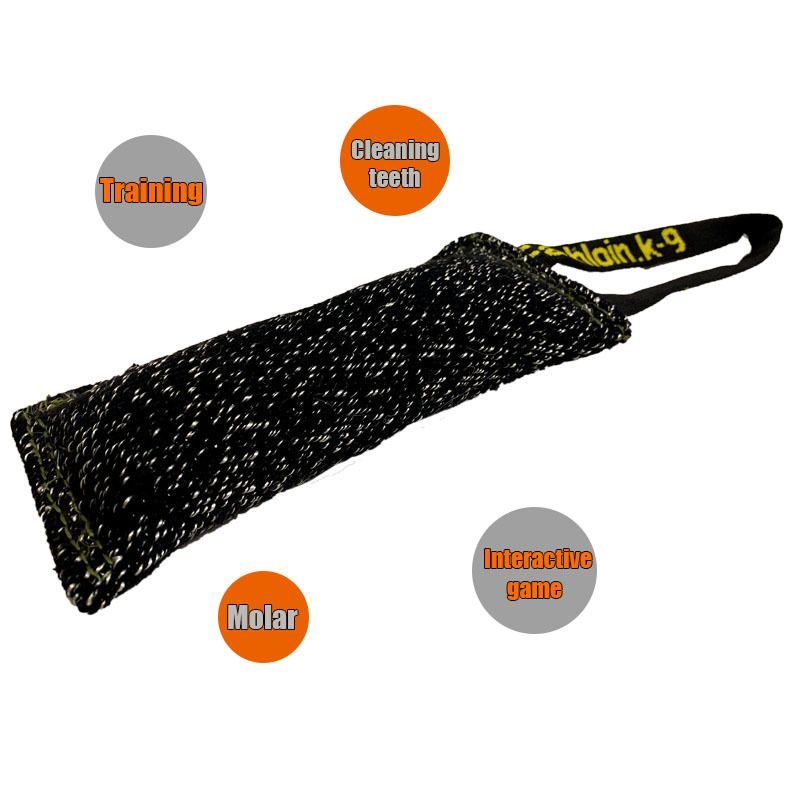 Hemp Dog Bite Tug Pillow  -  Rope Handle for Malinois & GSD - image 5