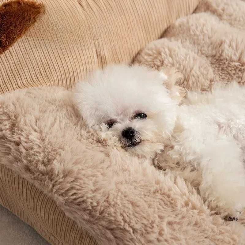 Large Dog Sofa Bed  -  Fluffy Kennel Cushion - image 2