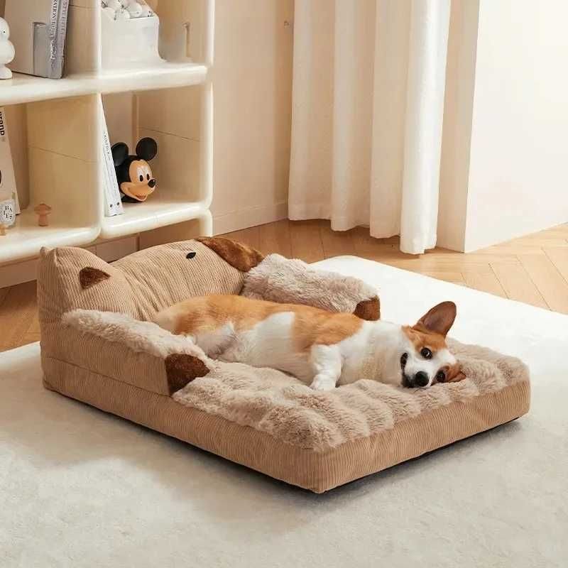 Large Dog Sofa Bed  -  Fluffy Kennel Cushion - image 3