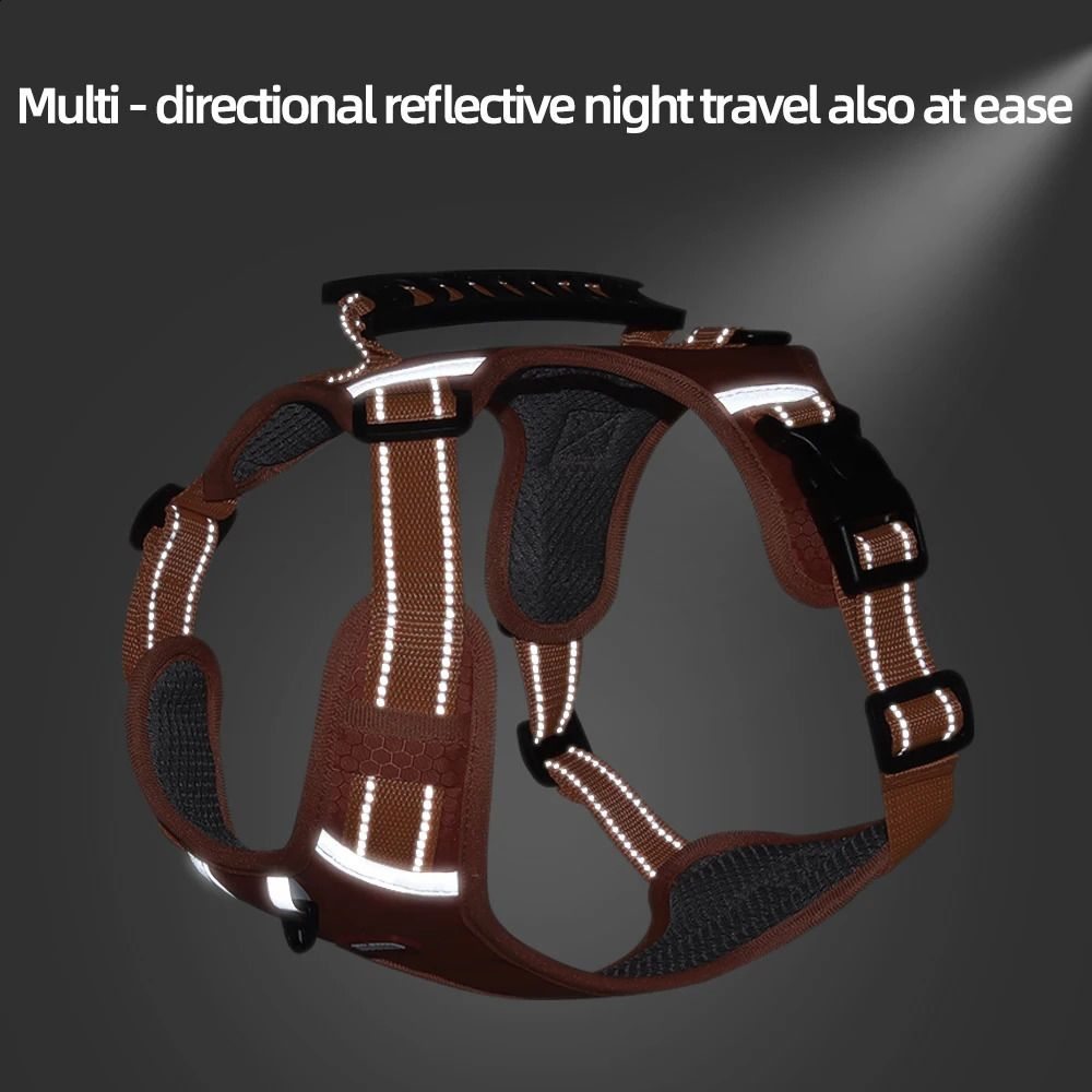 No-Pull Reflective Dog Harness  -  Breathable Mesh Saddle - image 2