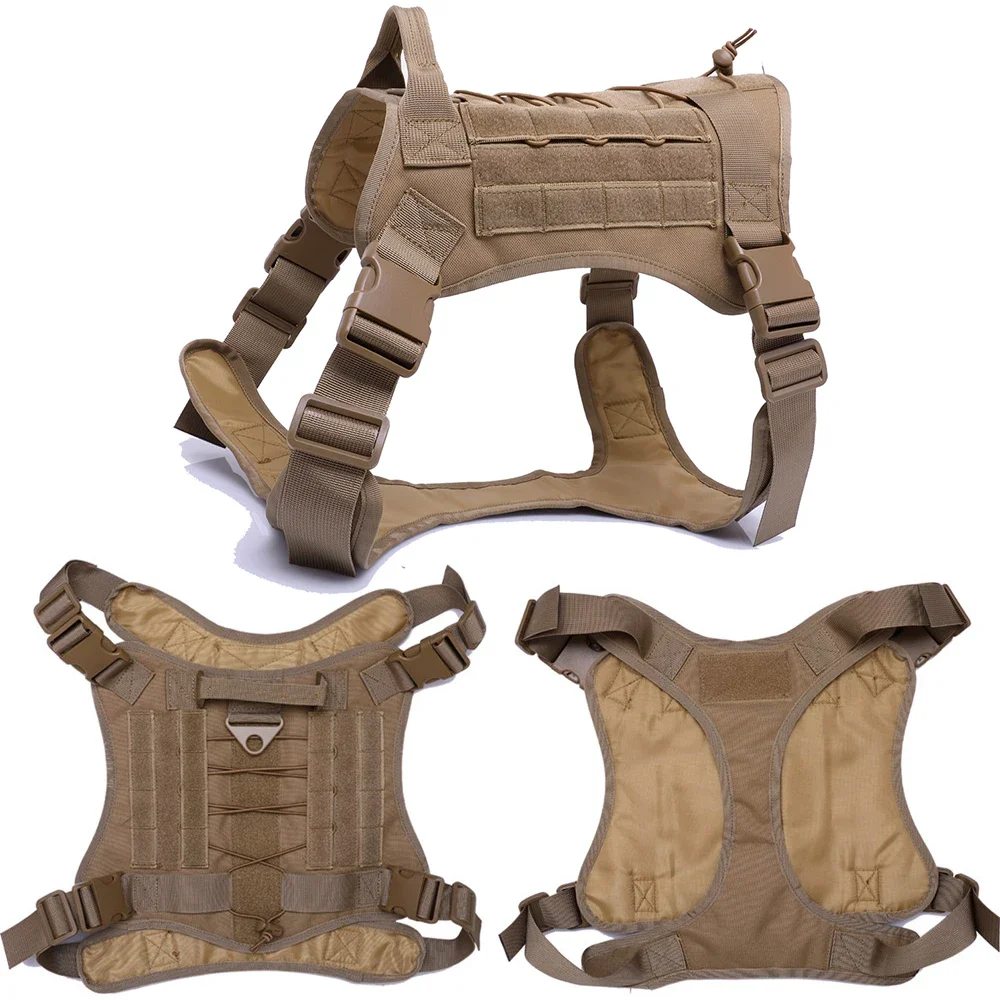 Tactical Dog Collar & Leash Set  -  Military Service Vest - image 4