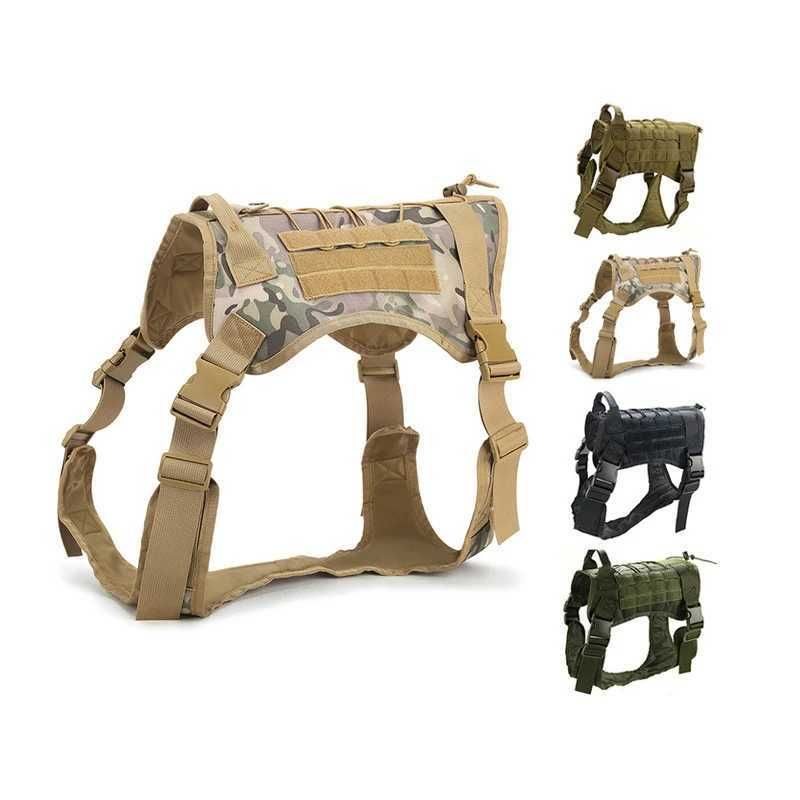 Tactical Military Dog Harness & Leash Set  -  K9 Training Vest - image 2