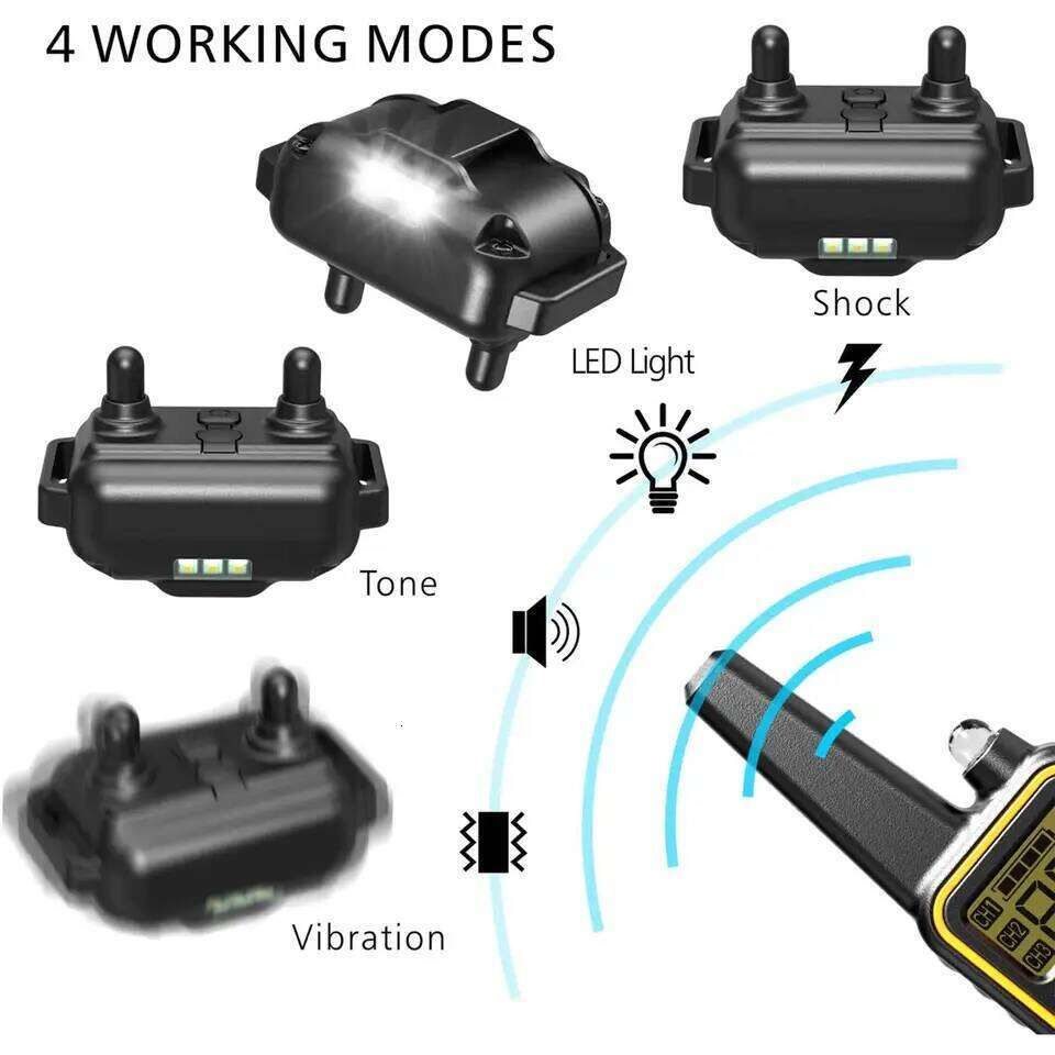 Waterproof Remote Training E-Collar  -  Bark & Obedience - image 2